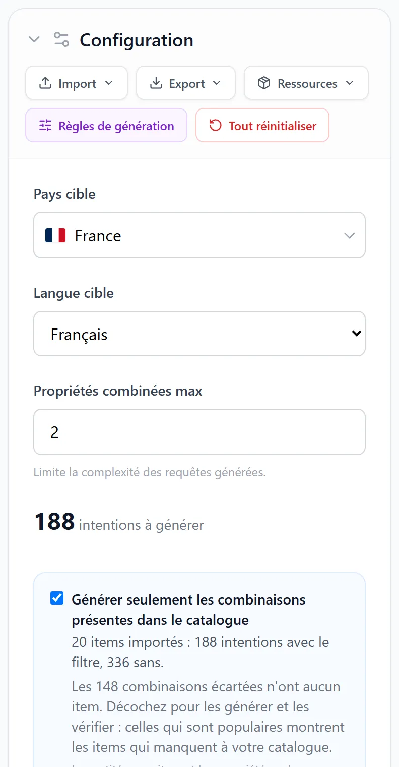 Le même bloc sur téléphone (mobile)
